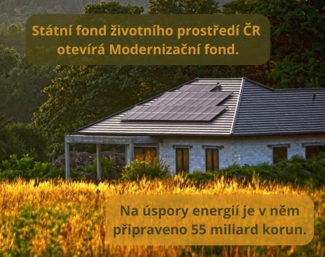 Další finanční pomoc díky Modernizačnímu fondu