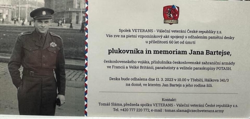 Pozvánka na pietní vzpomínkový akt