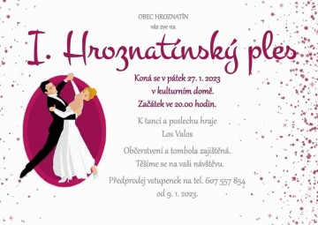 První Hroznatínský ples První Hroznatínský ples