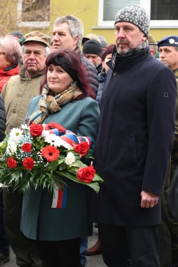 Odhalení pamětní desky J. Bartejse