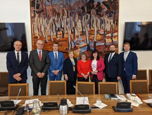 Jednání s finskou delegací