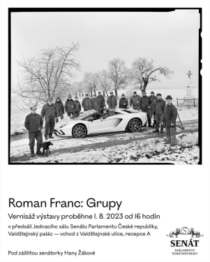 Pozvánka na vernisáž výstavy Grupy