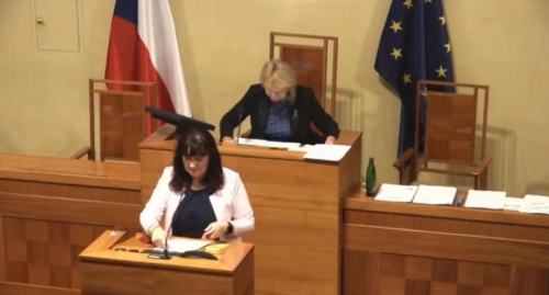 Schůze Senátu a můj pozměňovací návrh