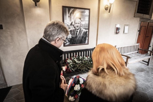 Uctění památky Jaroslava Kubery