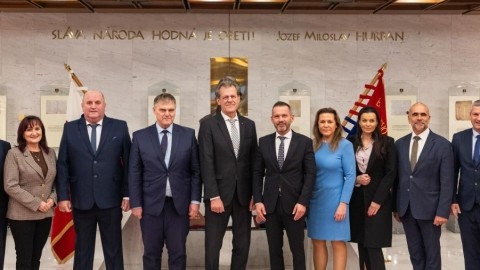 První den pracovní cesty na Slovensko