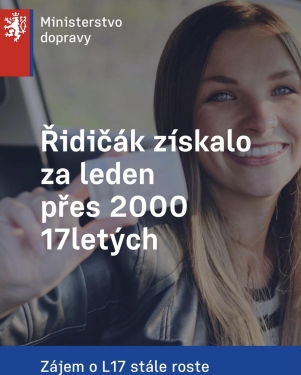 Řidičák od 17 let