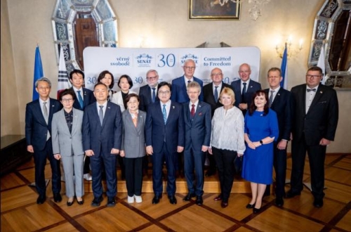 Setkání s předsedou Národního shromáždění Korejské republiky Woo Won-shikem