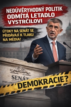 Názor - neposkytnout vládní letoun pro předsedu Senátu