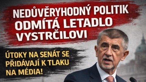 Názor - neposkytnout vládní letoun pro předsedu Senátu