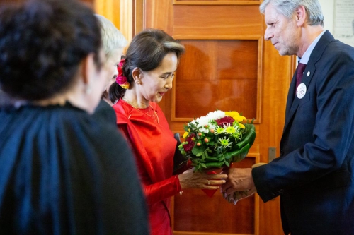 Setkání s laureátkou Nobelovy ceny míru