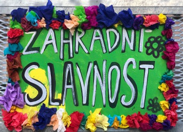 Zahradní slavnost v chráněném bydlení Zahradní slavnost v chráněném bydlení