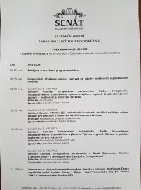 Zasedání Výboru EU Zasedání Výboru EU