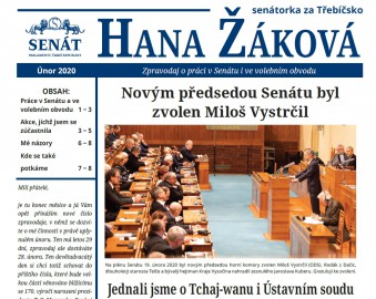 Únorové číslo mého zpravodaje Únorové číslo mého zpravodaje