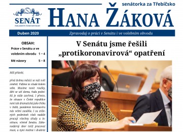Zpravodaj shrnující moji práci v dubnu 2020 Zpravodaj shrnující moji práci v dubnu 2020