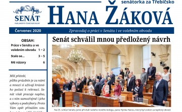 Zpravodaj o mé práci v červenci 2020 Zpravodaj o mé práci v červenci 2020