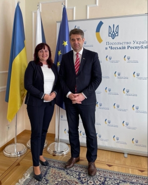 Jednání na Velvyslanectví Ukrajiny v Praze