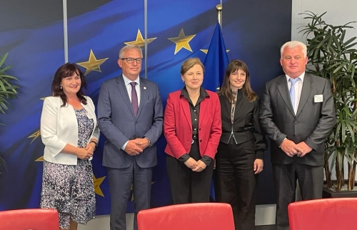 Setkání s Věrou Jourovou v Bruselu