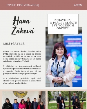 Čtvrtletní zpravodaj 2/2022